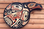 Eagle drum #111 with beak attachment (6399 bytes)
