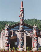 Totems at Seven Cedars Casino thumbnail  (6734 bytes)